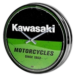 horloge publicitaire mot kawasaki