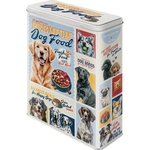 boite déco gateaux rétro vintage chien