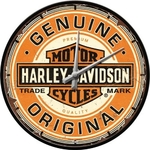 horloge déco publicitaire moto harley davidson