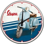 horloge publicitaire scooter vespa italien