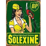 Plaque BP Solexine vintage publicitaire