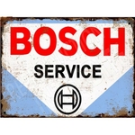Plaque métal Bosch service publicitaire vintage