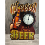 horloge déco beer