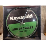 horloge murale kawasaki moto publicitaire