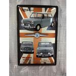 Plaque Mini Morris publicitaire