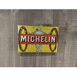 Plaque émaillée Michelin pneus publicitaire