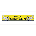 plaque émaillée pneus michelin bandeau