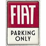 plaque-deco-fiat-parking-only