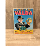 Plaque publicitaire Valda