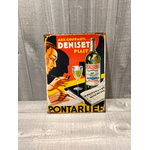 Plaque publicitaire pastis Deniset