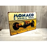 Plaque Grand prix de Monaco 1934