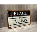 Plaque place de la chasse