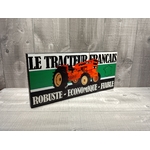 Accroche-clés mural tracteur Renault vintage