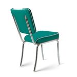 chaise de diner arcade vert pétrole