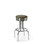 Tabouret de bar Airline MP 77 Chrome kaki