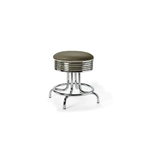 Tabouret de bar Airline WP 48 Chrome mobilier américain kaki