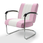 Chaise confort diner bi-colore Pullman lilas