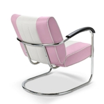 Chaise confort diner bi-colore Pullman lilas mobilier américain