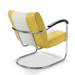 Chaise confort diner bi-colore Pullman jaune