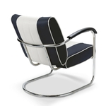 Chaise confort diner bi-colore Pullman bleu marine