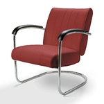 Chaise rétro confort Pullman ruby