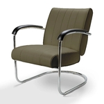 Chaise rétro confort Pullman kaki