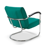 Chaise rétro confort Pullman pétrol mobilier américain