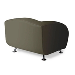 canapé 1 place delucas kaki mobilier américain