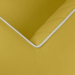 Canapé 1 place delucas jaune angle mobilier