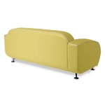 Sofa canapé bicolore Waverly jaune mobilier américain