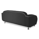 Sofa canapé bicolore Waverly noir mobilier américain