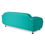 Sofa canapé bicolore Waverly turquoise mobilier américain
