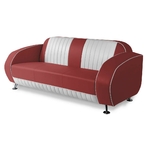 Sofa canapé bicolore Waverly ruby
