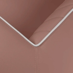 Canapé 1 place delucas rose angle mobilier