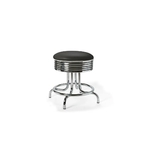 Tabouret de Diner bas Airline noir