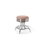 Tabouret de Diner bas Airline rose