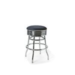 Tabouret de bar luxe bas Palace 66 mobiler américain bleu marine