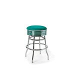 Tabouret de bar luxe bas Palace 66 mobiler américain pétrol