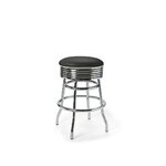 Tabouret de bar luxe bas Palace 66 mobiler américain noir
