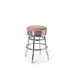 Tabouret de bar luxe bas Palace 66 mobiler américain rose