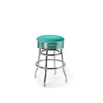 Tabouret de bar luxe bas Palace 66 mobiler américain turquoise