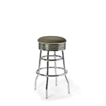 Tabouret de bar luxe haut Palace mobilier américain kaki
