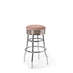 Tabouret de bar luxe haut Palace mobilier américain rose