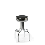 tabouret de bar airline stacks noir mobilier américain