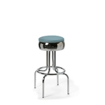 tabouret de bar airline stacks bleu mobilier américain