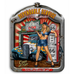 plaque-metal-vintage-garage-pin-up