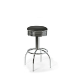 Tabouret de bar Comet mobiler américain noir