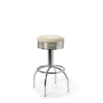 Tabouret de bar Comet mobiler américain blanc