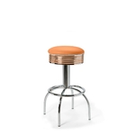 Tabouret de bar Comet mobiler américain orange