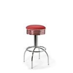 Tabouret de bar Comet mobiler américain rouge